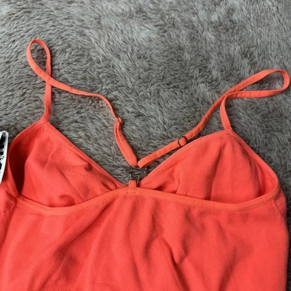FOX WOMAN GIRLS HELLO! CAMI ORANGE CASUAL TANK Size XS/S New - Picture 9 of 12
